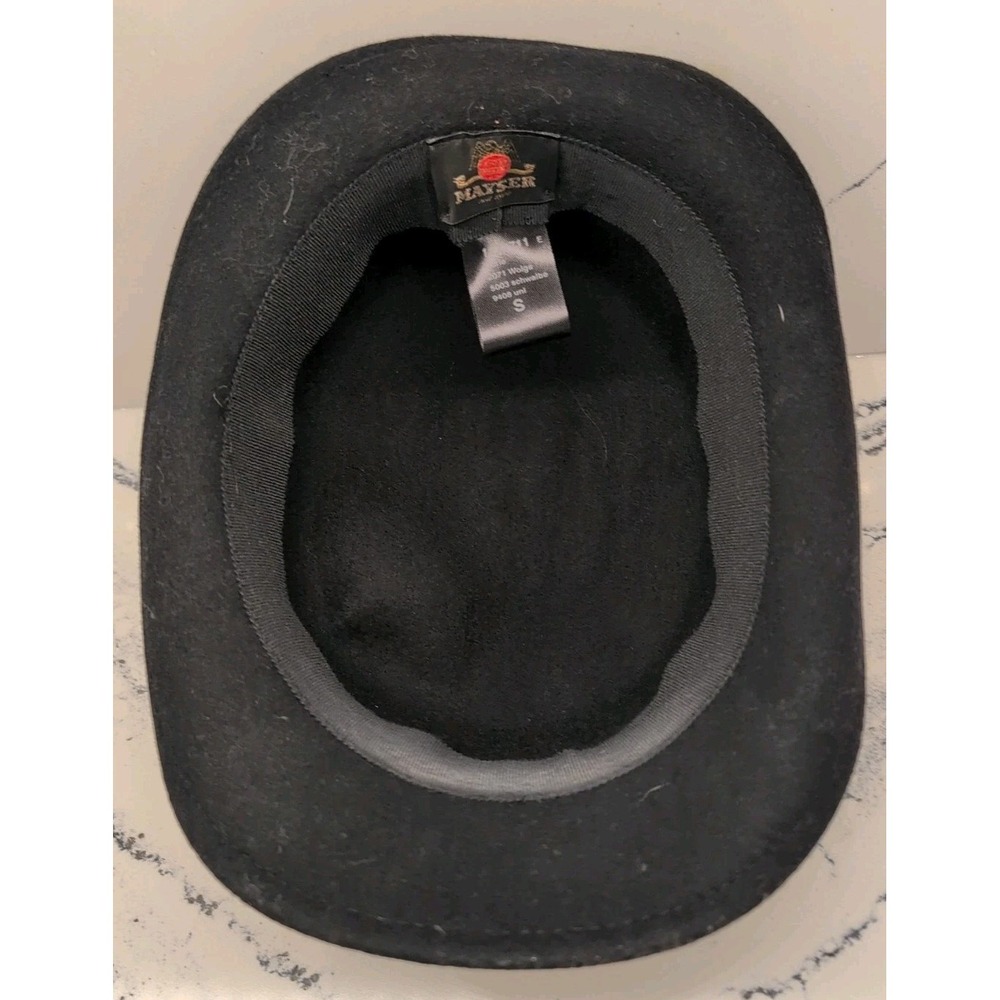 Vintage Mayser 100% Wool Dorie Size Small Black Bowler Hat - Picture 5 of 6